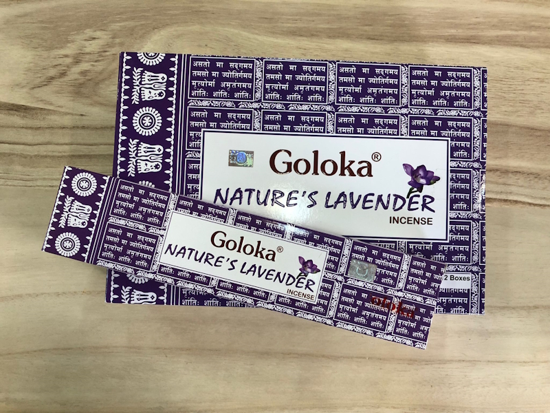 Incienso Goloka Natures Lavanda